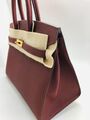 Сумка Hermès Birkin 30 женский кожа бордовый 75321-3