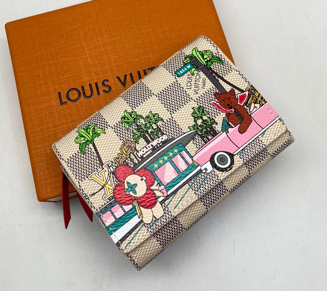 Кошелек Louis Vuitton женский кожа бежевый 31980