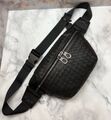 Мужская сумка слинг Bottega Veneta мужской кожа черный 113483-1
