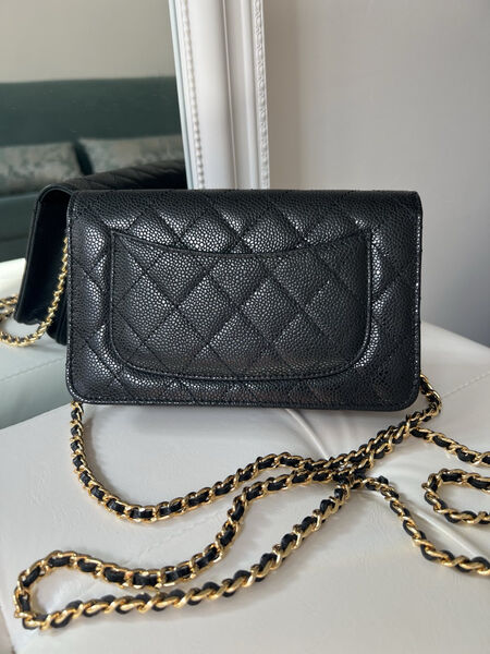 Сумка Chanel Mini женский кожа черный 143075-2