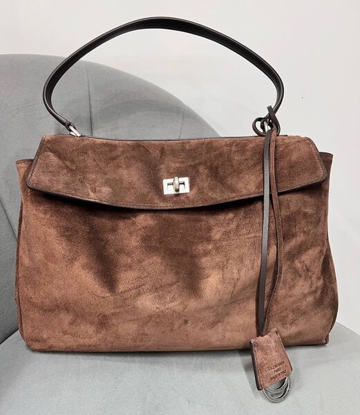 Сумка Balenciaga Rodeo женский замша 199957