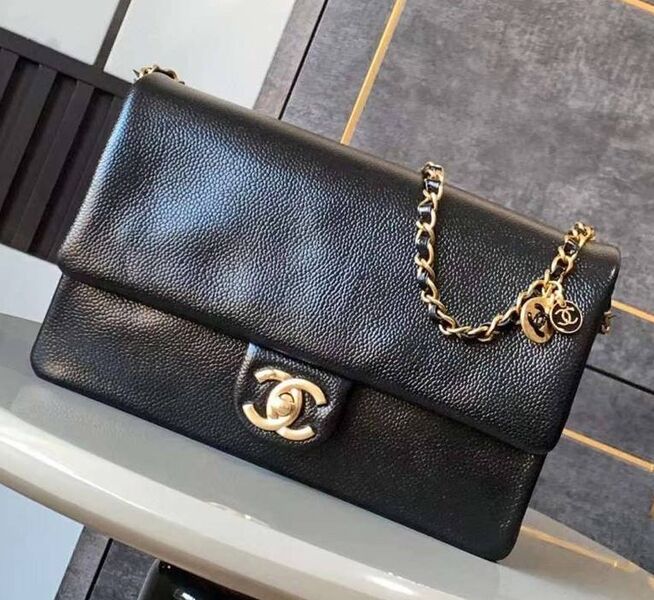 Сумка Chanel женский кожа черный 169093