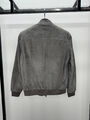 Мужской бомбер Zegna мужской замша графитовый 193624-3