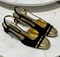 Туфли Chanel женский замша черный 138824-1