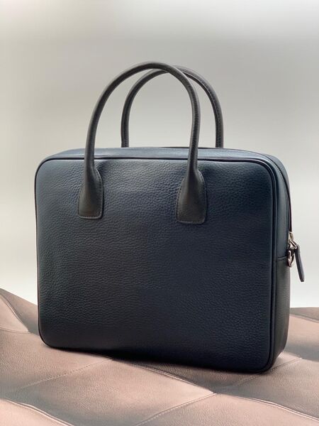 Мужской портфель Prada мужской кожа синий 42861-2