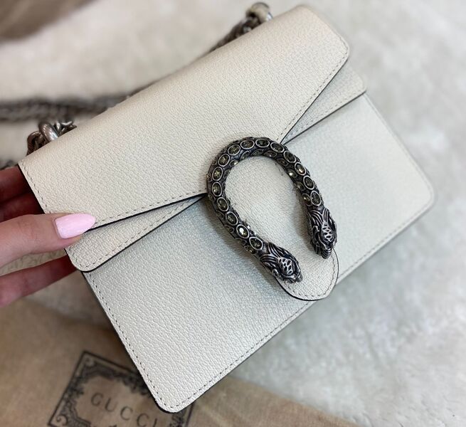 Сумка Gucci Dionysus Mini женский кожа белый 97062