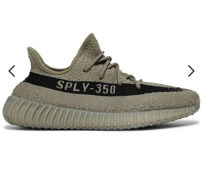 Кроссовки Adidas Yeezy Boost женский текстиль болотный 141198