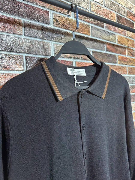 Мужской кардиган Brunello Cucinelli мужской графитовый 159337-8
