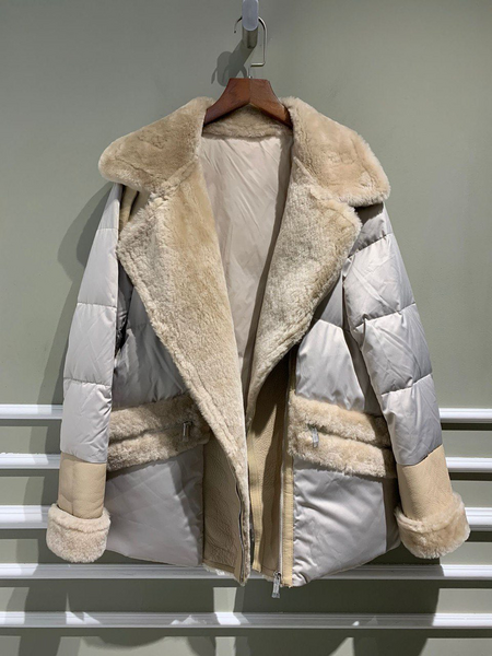 Пуховик Loro Piana женский графитовый 62829-2