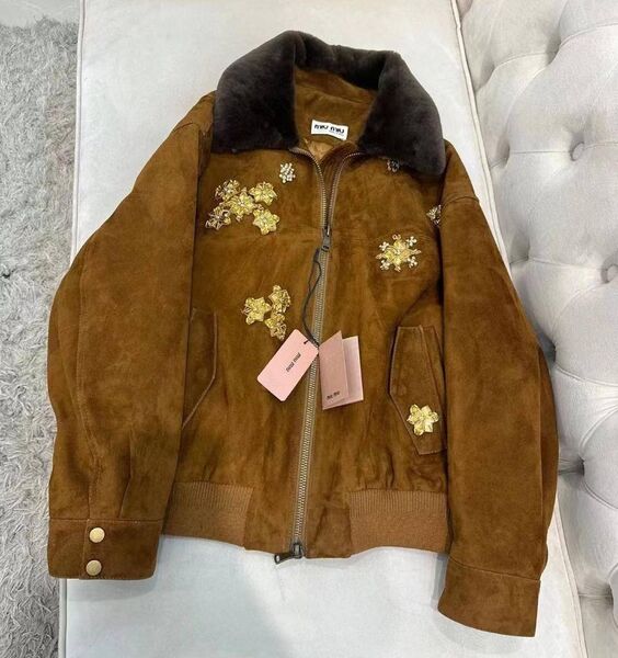 Бомбер Miu Miu женский 159006