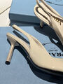 Туфли Prada женский кожа бежевый 137482-3