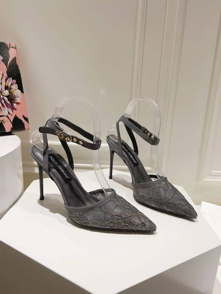 Туфли Dolce & Gabbana женский текстиль графитовый 150154-2