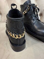 Ботинки Chanel женский кожа черный 201244-2