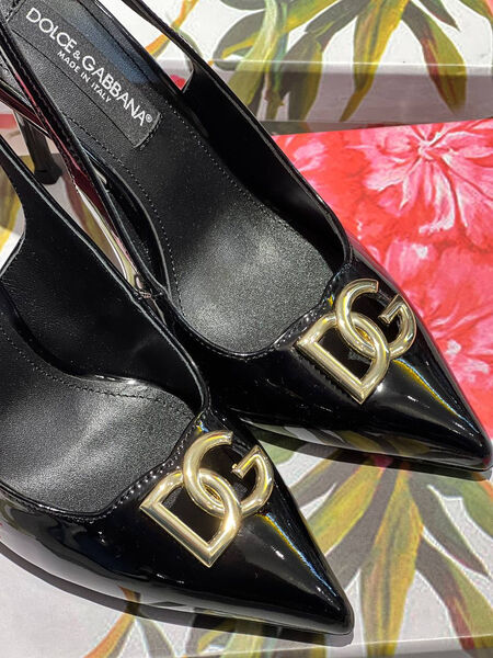 Туфли Dolce&Gabbana женский кожа черный 138812-3
