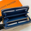Кошелек Louis Vuitton женский кожа синий 149767-2