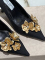 Туфли Jimmy Choo женский сатин черный 138700-4