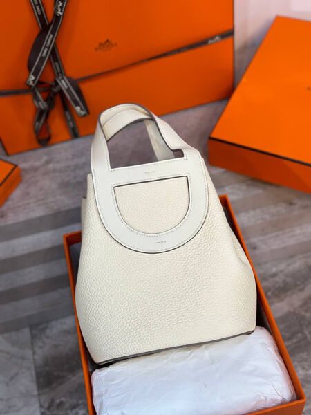 Сумка Hermès женский кожа белый 110781-3
