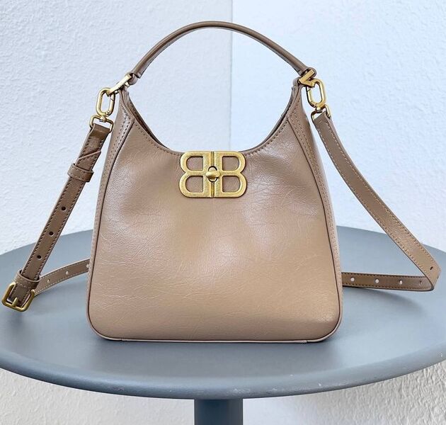 Сумка Balenciaga женский кожа,канва бежевый 165827