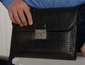 Клатч Brioni мужской кожа черный 26094-1