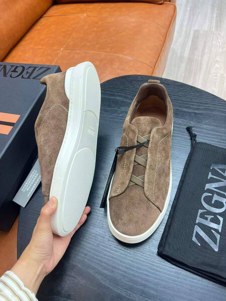 Мужские кеды Zegna мужской замша 165760-4