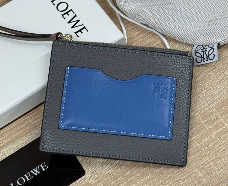 Картхолдер Loewe мужской кожа swift графитовый 195492