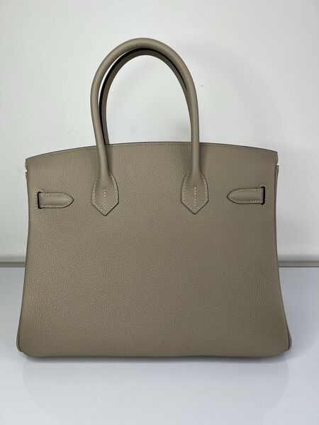 Сумка Hermès Birkin 30 женский кожа бежевый 140082-3