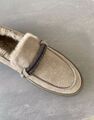 Лоферы Brunello Cucinelli женский овчина бежевый 39760-3
