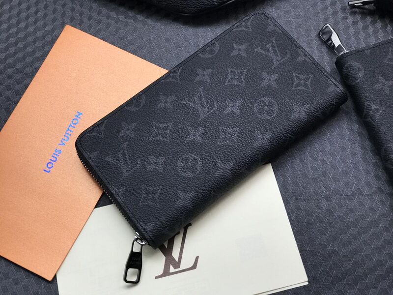 Бумажник Louis Vuitton Zippy мужской канва графитовый 15556-4