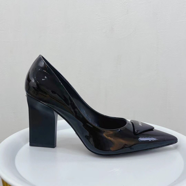 Туфли Prada женский кожа черный 96543-4