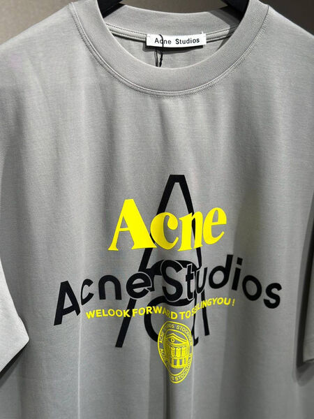Мужская футболка Acne Studios мужской графитовый 195787-2