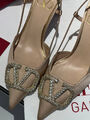 Туфли Valentino женский бежевый 104645-4