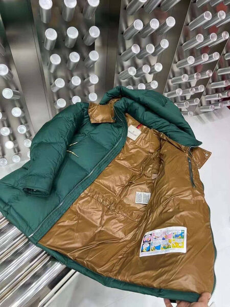 Мужской пуховик Moncler мужской бирюзовый 161592-7