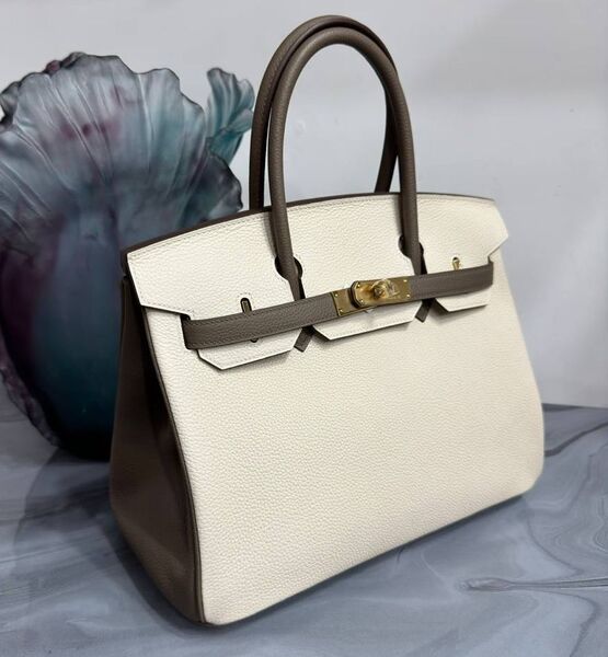 Сумка Hermès Birkin 30 женский кожа белый 150967