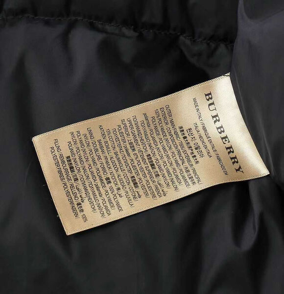 Мужской пуховик Burberry мужской черный 202393-9