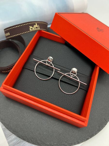 Серьги Hermès бронзовый 175272-2