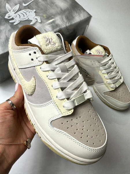 Кеды Nike женский кожа бежевый 120876-3