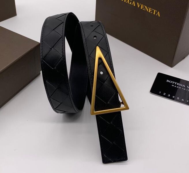 Женский ремень Bottega Veneta женский кожа черный 20910