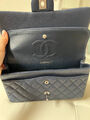 Сумка Chanel 2.55 женский кожа синий 146988-4