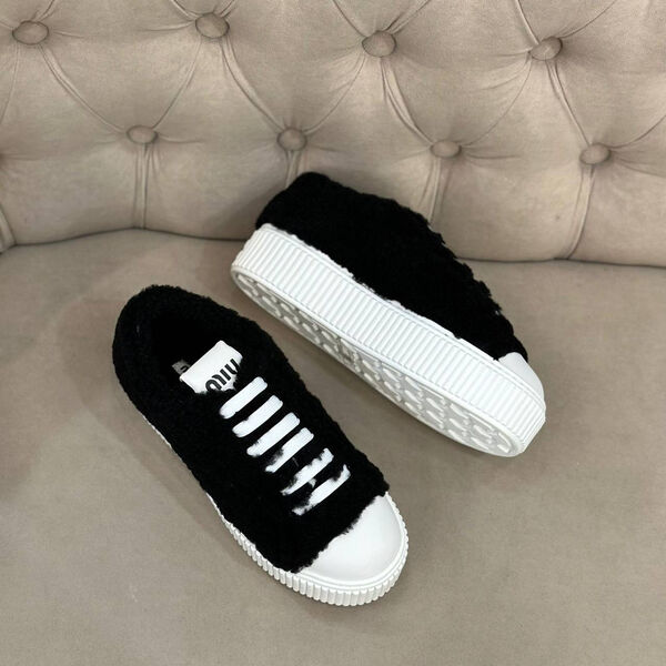 Кеды Miu Miu женский черный 127834-2