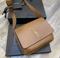 Сумка Saint Laurent женский кожа бежевый 173933-1