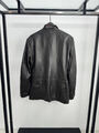 Мужская куртка Kiton мужской кожа графитовый 195975-3