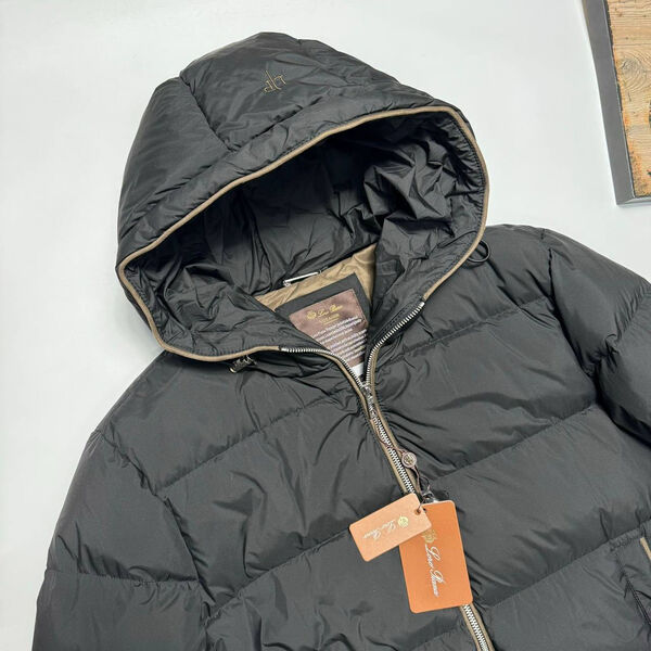 Мужской пуховик Loro Piana мужской черный 167593-10