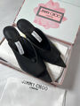 Шлепки Jimmy Choo женский кожа черный 153978-4