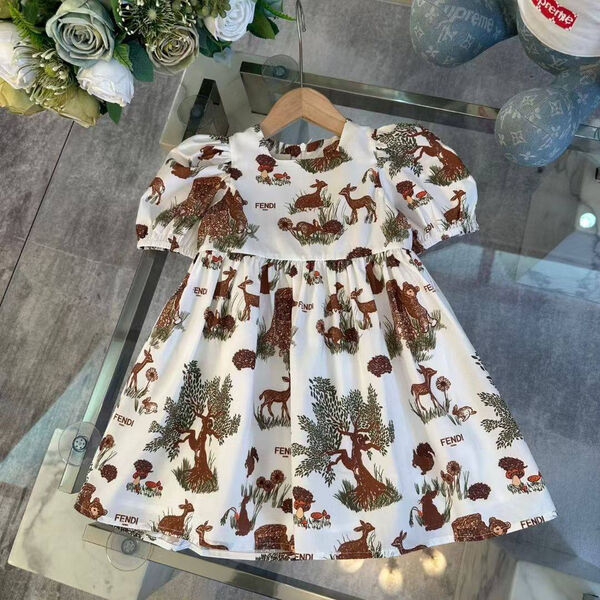 Детское платье Fendi белый 182282-3