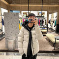 Мужской пуховик Moncler мужской белый 201789-9