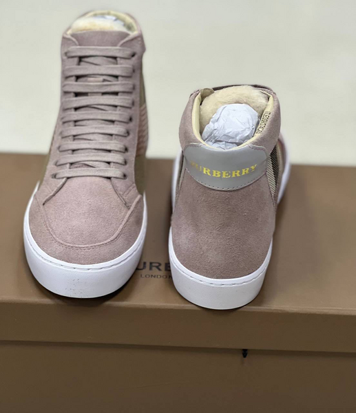 Кроссовки Burberry женский текстиль 33025-7
