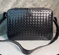 Мужской портфель Bottega Veneta мужской кожа черный 173552-1