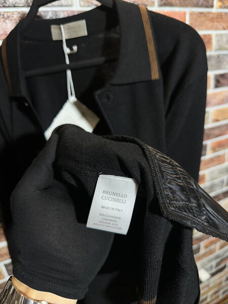 Мужской кардиган Brunello Cucinelli мужской графитовый 159337-5