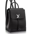 Рюкзак Louis Vuitton женский кожа черный 126865-1