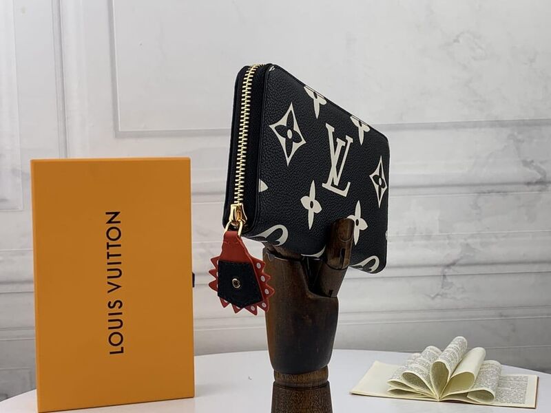 Кошелек Louis Vuitton женский кожа черный 31936-2